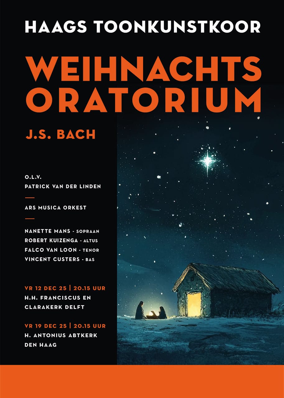 A5 - Flyer Weihnachtsoratorium - Haags Toonkunstkoor
