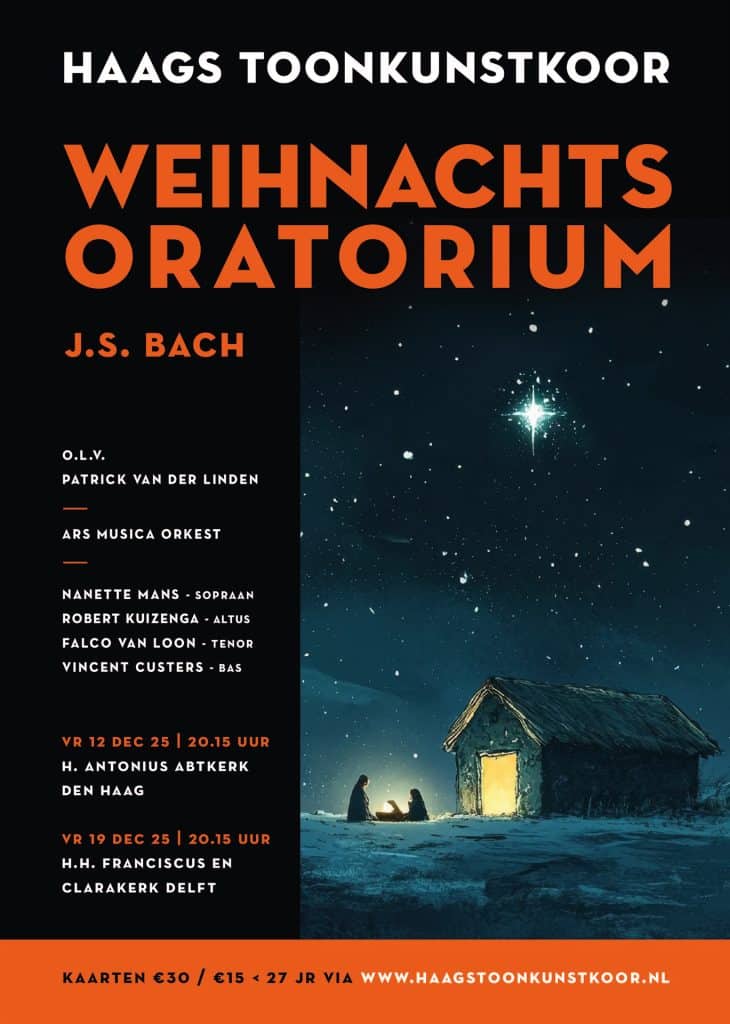 Flyer Weihnachtsoratorium Haags Toonkunstkoor