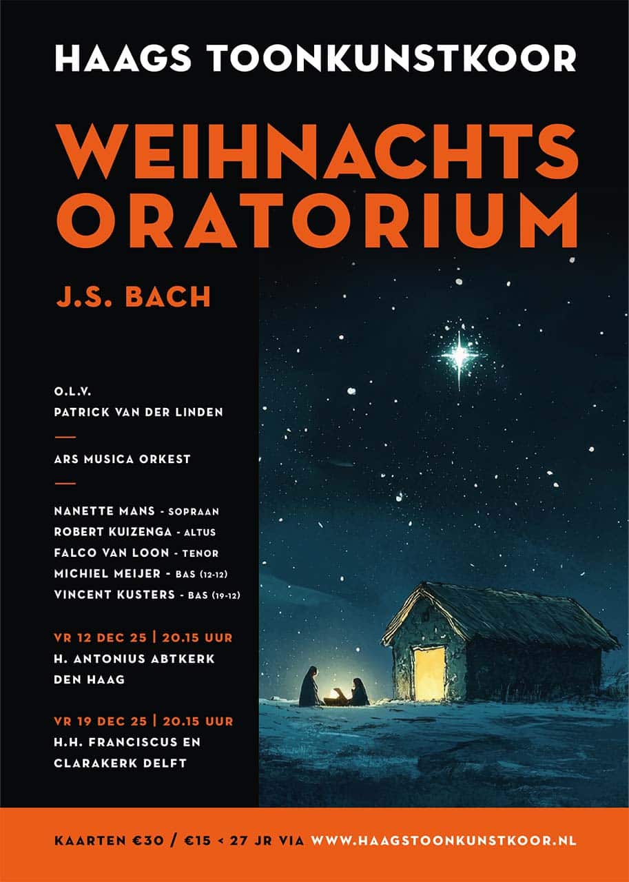 A5 - Flyer Weihnachtsoratorium vz def Flyer Weihnachtsoratorium Haags Toonkunstkoor